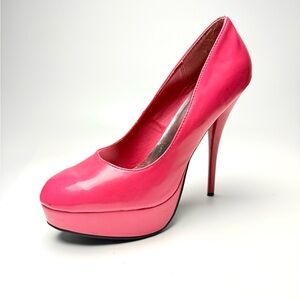 Charlotte Russe Bubblegum Pink Platform Stiletto Heels Women’s Size 9